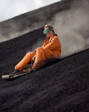 Sandboarding in Cerro Negro